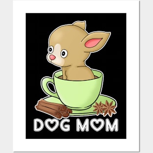 Cute chihuahua dog Posters and Art